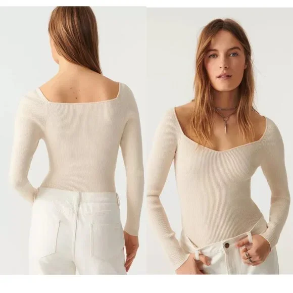 Ba&Sh Olaf ribbed pullover sweater FINAL PRICE NO OFFERS CONSIDERED - Picture 1 of 7